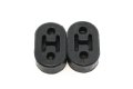 Red Hound Auto 2pc Exhaust Insulator Compatible With Ford Dodge Ram Honda Audi A4 Bronco F150 Explorer Accord Many More Check