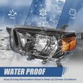 Auto Dynasty Factory Style Halogen Headlight Lamp Compatible With Toyota 4runner Limited Trail Sr5 2010-2013 Driver Left Side