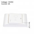 Uxcell Push Button Release Switch Door Access Control System Pc Panel 86mm X Dc 12v 3a White