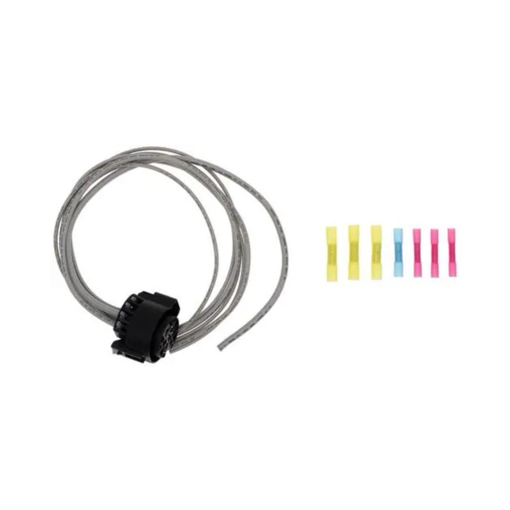 Trailer Tow Harness Connector Replacement For 15306164 7 Way Female Blade Terminal 16 In Wiring Circle Shape Black Gray Yellow