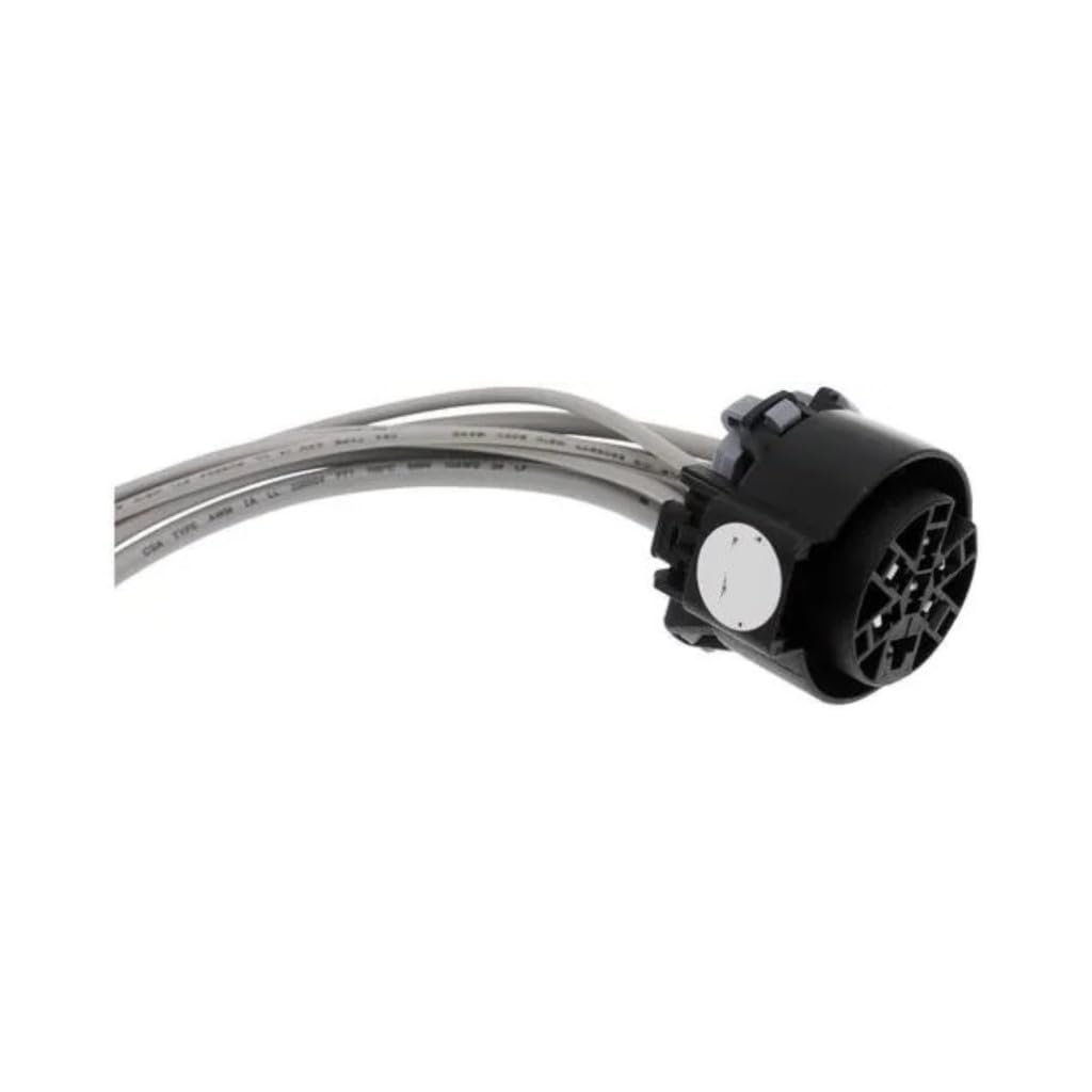 Trailer Tow Harness Connector Replacement For 15306164 7 Way Female Blade Terminal 16 In Wiring Circle Shape Black Gray Yellow