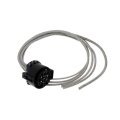 Trailer Tow Harness Connector Replacement For 15306164 7 Way Female Blade Terminal 16 In Wiring Circle Shape Black Gray Yellow 