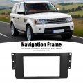 Double Din Installation Dash Kit Fydun Black Abs 2 Stereo Audio Fascia Panel Navigation Car Frame For Land Rover Range