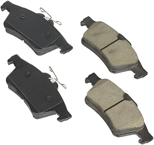 Z16 Evolution Ceramic Brake Pads Rear 16-1095 For Ford Escape Mazda 3 Focus And Other Compatible Vehicles Low Dust Metallic