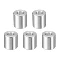 5pcs Aluminum Spacer 3 4 Od X 8 Id 13 16 Length Screw Standoff Bushing Plain Finish Unthreaded Round Metal For Screws Bolts And 