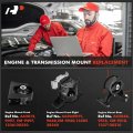 A-premium Engine Motor Mount Kit Compatible With Toyota Rav4 2006 2007 2008 2 4l Awd 4wd 3-pc Set Replace 1230528240 12305oh040