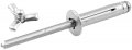 Allstar Performance All18184 Silver 3 16 Aluminum Small Flange Head Rivet Pack Of 250 
