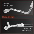 A-premium Power Steering Hose Pressure Reservoir Line Assembly Compatible With Subaru Impreza 2005 2006 H4 2 5l Naturally