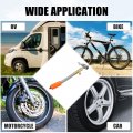 X Autohaux 1 Pcs 6 3 Flexible Tire Inflator Hose Adapter M6 Thread Size Air Chuck With For Standard Valve Fine Release