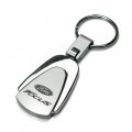 Au-tomotive Gold Teardrop Key Chain For Ford Focus Silver