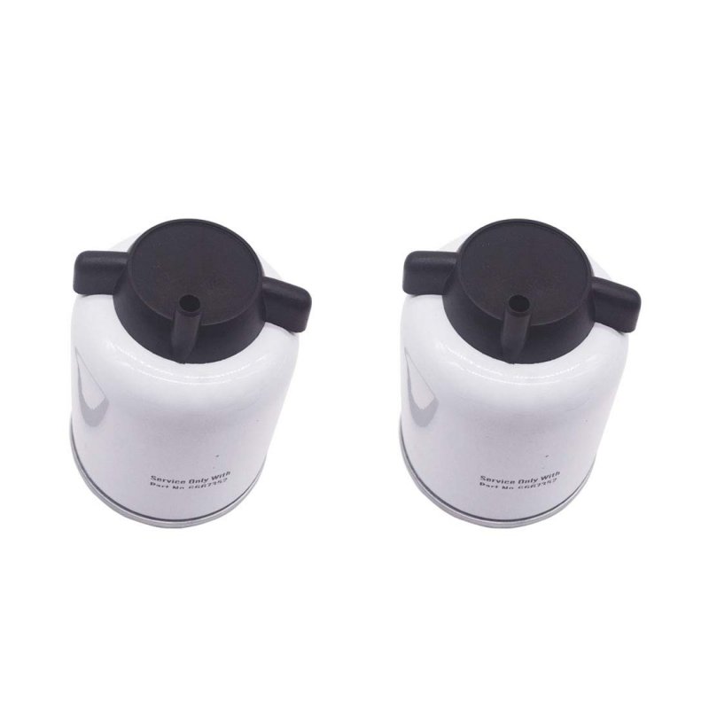 2 Pcs Fuel Filter With Water Separator Replacement For Bobcat