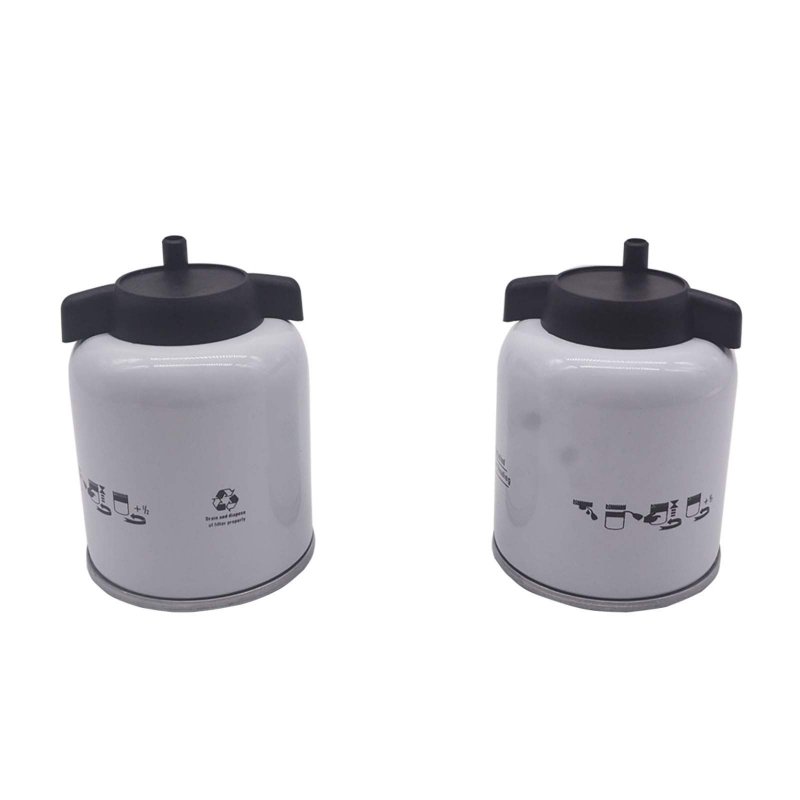 2 Pcs Fuel Filter With Water Separator Replacement For Bobcat