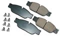 Eur1065 Ceramic Disc Brake Pad Kit For Trucks Front Position Grey 