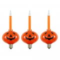 Novelty Lights 3 Halloween Pumpkin Bubble Light Replacement Pack Orange Liquid
