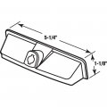 Truth Th 21937 White High Impact Plastic Entrygard Operator Cover Hardware Single Pack