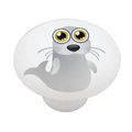 Seal Peeper High Gloss Ceramic Drawer Knob 