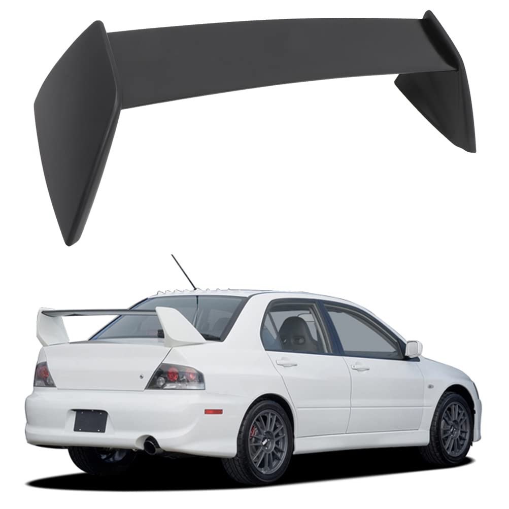 Rear Trunk Spoiler Wing For Mitsubishi Lancer Evolution Evo 7 8 9 2003 2007 Adjustable Matte Black Abs Aerodynamic Racing