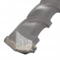 Uxcell 25mm Tip 350mm Length Chrome Steel Round Shank Masonry Hammer Drill Bit