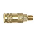 Interstate Pneumatics Cl1b 4 Inch Lincoln Series Brass Coupler 1 Male Npt 