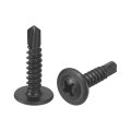 50pcs 8x3 4 Phillips Head Self Tapping Screws Carbon Steel Drilling Flat High-strength Quick Wood Screw For Metal Plastic Black 