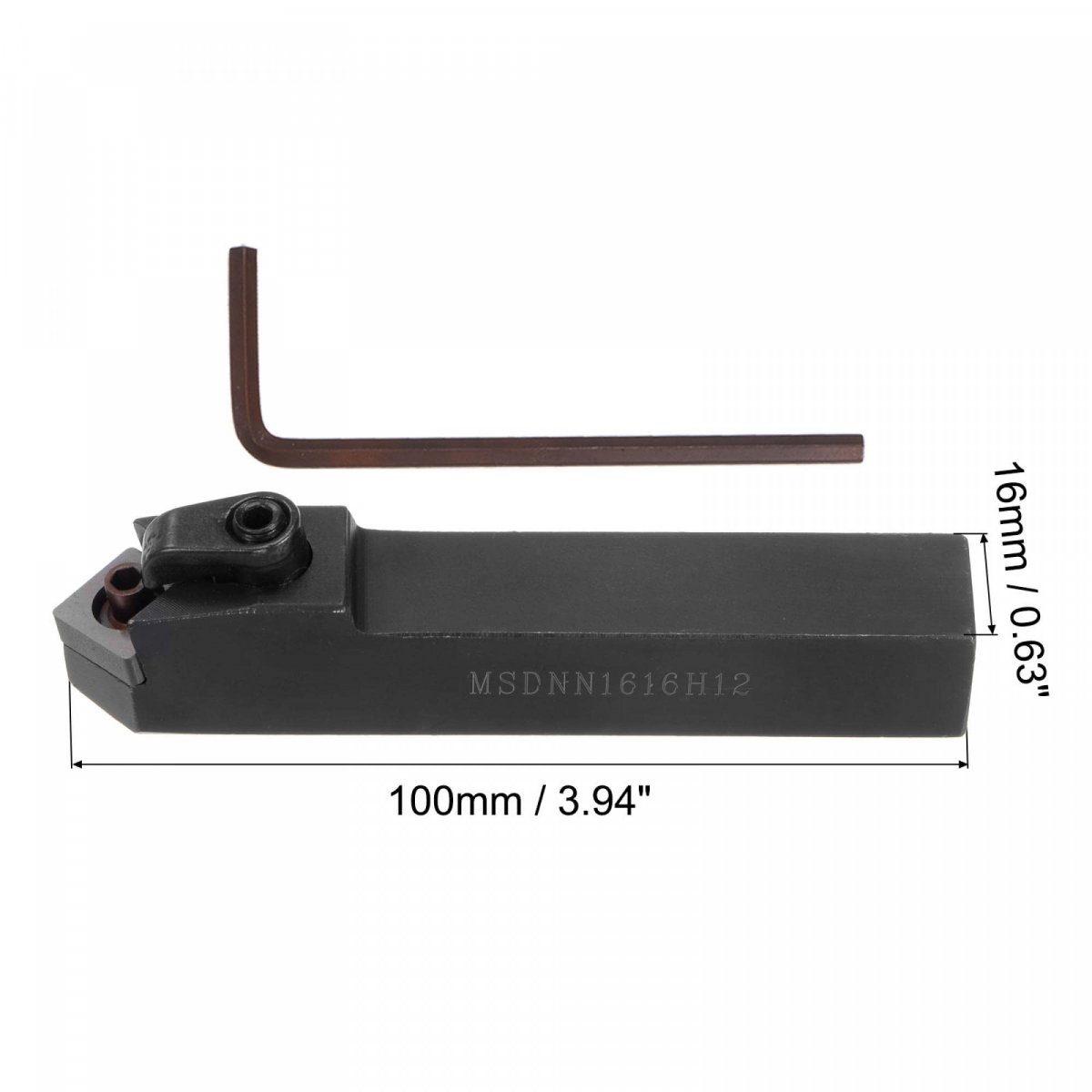 Indexable Cnc Lathe Turning Tool Holder 45a Msdnn1616h12 5 8 Shank 42cr Steel Carbide For Grooving Threading