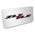Chevrolet 2016 Camaro Zl1 1le Logo Mirror Chrome Metal License Plate 12 In X 6 Stainless Steel Official Licensed 