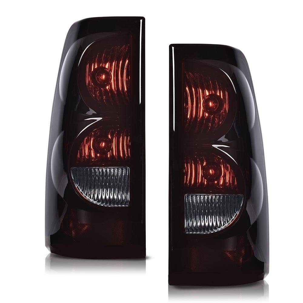Tail Lights Assembly Pair For Chevy Silverado 2003-2006 Rear Light Lamp Smoke Left And Right With Harness Dark Lens