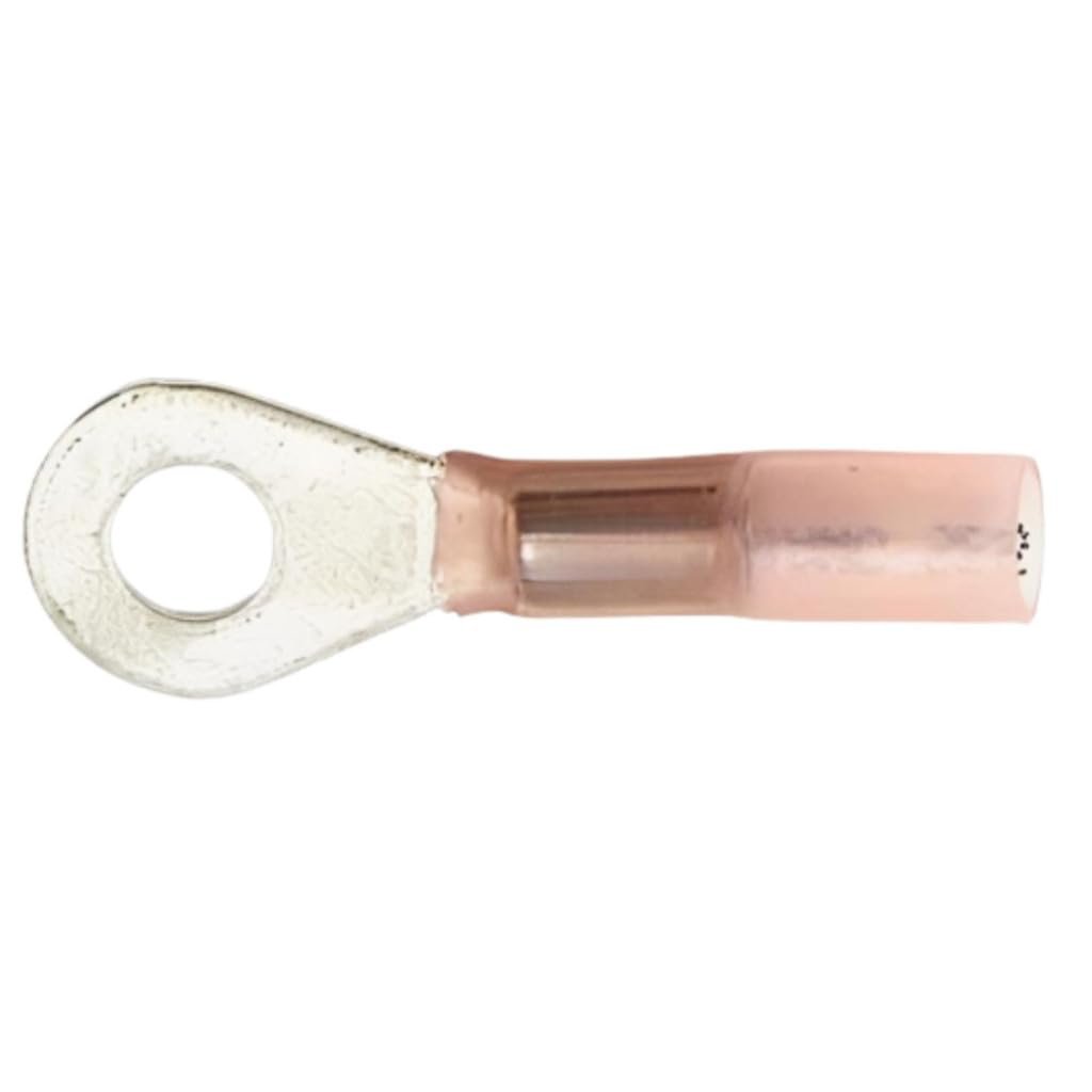 Heat Shrink Ring Terminal Red 22-18 Gauge 3 8 In Stud Size Alx-pau-si-hp1420-cla1 Standard Replacement Part