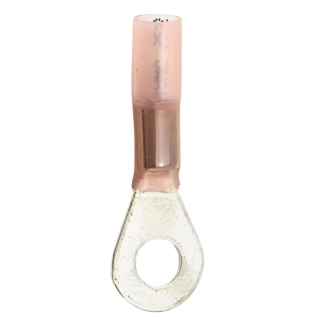 Heat Shrink Ring Terminal Red 22-18 Gauge 3 8 In Stud Size Alx-pau-si-hp1420-cla1 Standard Replacement Part