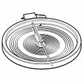 Wb30x24111 Range Dual Radiant Surface Element 6 To 9-in Genuine Original Equipment Manufacturer Oem Part 