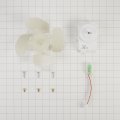 Whirlpool W10124096 Genuine Oem Sxs Refrigerator Condenser Fan Motor Replacement Part Replaces W10130108 W10204250 W10861645