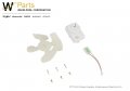 Whirlpool W10124096 Genuine Oem Sxs Refrigerator Condenser Fan Motor Replacement Part Replaces W10130108 W10204250 W10861645