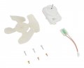Whirlpool W10124096 Genuine Oem Sxs Refrigerator Condenser Fan Motor Replacement Part Replaces W10130108 W10204250 W10861645