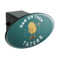 Dab On Them Taters Haters Funny Oval Tow Trailer Hitch Cover Plug Insert For 2 In Receivers Black Abs Plastic With Uv Resistant