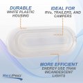Recpro Rv 12v Led Dome Light With Switch Surface Mount 5