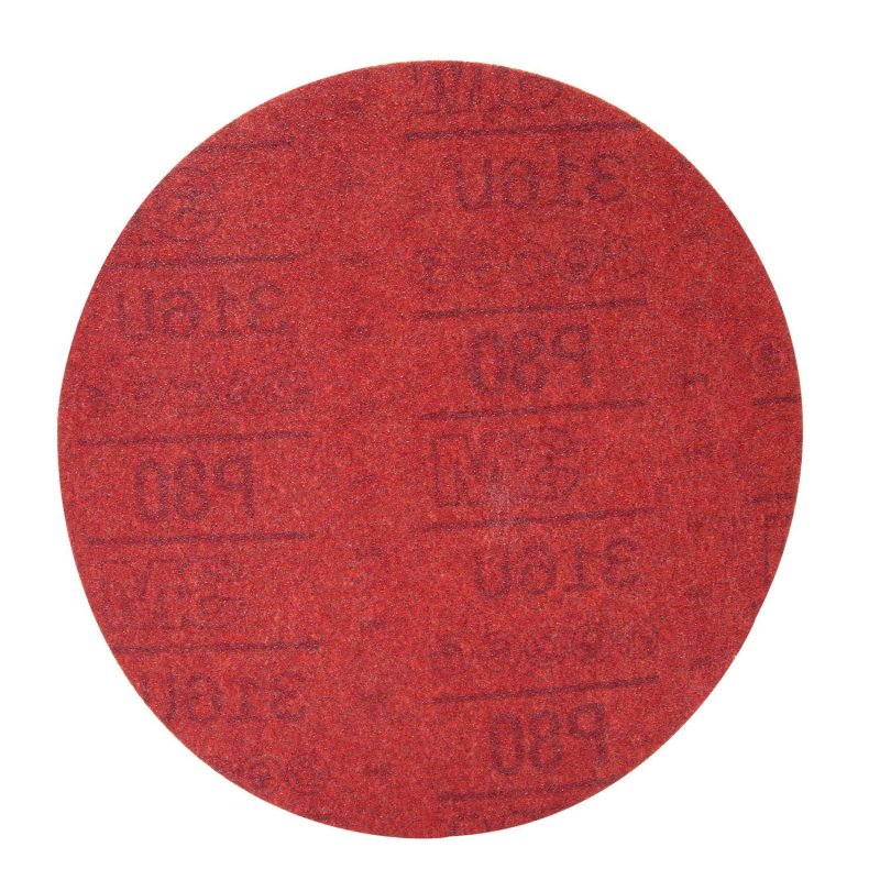 3m 01677 Hookit Red 8 P80 Grit D Weight Abrasive Disc Pack Of 5