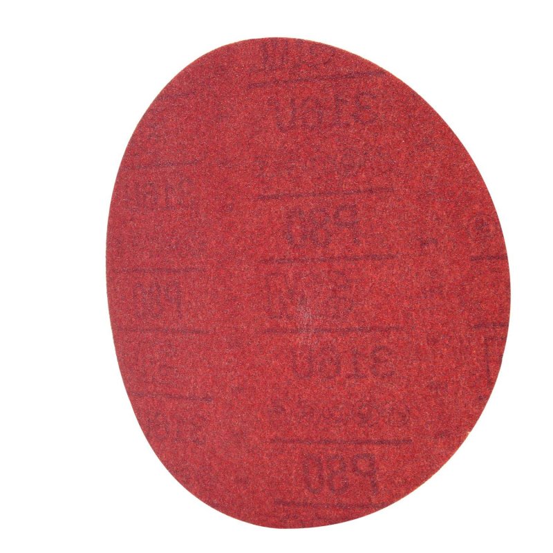 3m 01677 Hookit Red 8 P80 Grit D Weight Abrasive Disc Pack Of 5