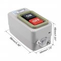 Uxcell On-off Latching Power Push Button Switch 10a 1 5kw 3 Phase For Electric Tools 2pcs