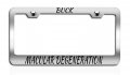 Buck Macular Degeneration Causes Chrome Metal License Plate Frame Tag Holder Heavy Duty Steel For Us And Canada Vehicles 12 5 X 