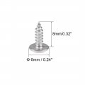 Uxcell 2 6x8mm Self Tapping Screws Phillips Pan Head With Washer Screw 304 Stainless Steel Fasteners Bolts 50pcs