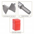 Uxcell Forstner Drill Bits 55mm Tungsten Carbide Wood Hole Saw Auger Opener Woodworking Hinge Drilling Boring Bit Cutter Gray