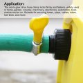Uxcell Worm Gear Hose Clamp 24pcs 5 8 1 Key Type Adjustable Stainless Steel Clamps With Plastic Handle For Securing