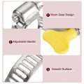 Uxcell Worm Gear Hose Clamp 24pcs 5 8 1 Key Type Adjustable Stainless Steel Clamps With Plastic Handle For Securing