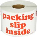 Aviditi Tape Logic 3 X 5 Packing Slip Inside Red White Sticker For Shipping Handling Packing And Moving 1 Roll Of 500 Labels 