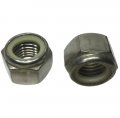 Qty 100 8-32 Stainless Steel Nylon Insert Lock Hex Nut Unc Nylock For Diy Real Men 