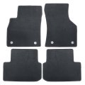 Floor Mats Carpet For Volkswagen Golf 8 2020 2026 4 Piece Set Black Velour And Plastic Interior Front Rear Row Direct 
