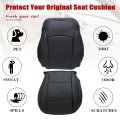 Front Driver Side Bottom And Top Lean Back Perforated Microfiber Leather Replacement Seat Covers For Subaru Outback Legacy 2015