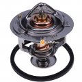 Fridayparts Replacement Thermostat So401-66114 Compatible For Hino J05e J08e Kobelco Sk210-8 Sk200-8 Sk250-8 Sk260-8 Sk330-8