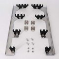 Kipa Chrome Linear Spark Plug Wire Separators Divider Loom Black Valve Cover Fits For Chevy Ford Mopar Sbc 265 283 305 350 400