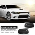 Side Mirror Covers Shell Cap Left And Right For Dodge Charger Srt 2015-2023 Carbon Fiber